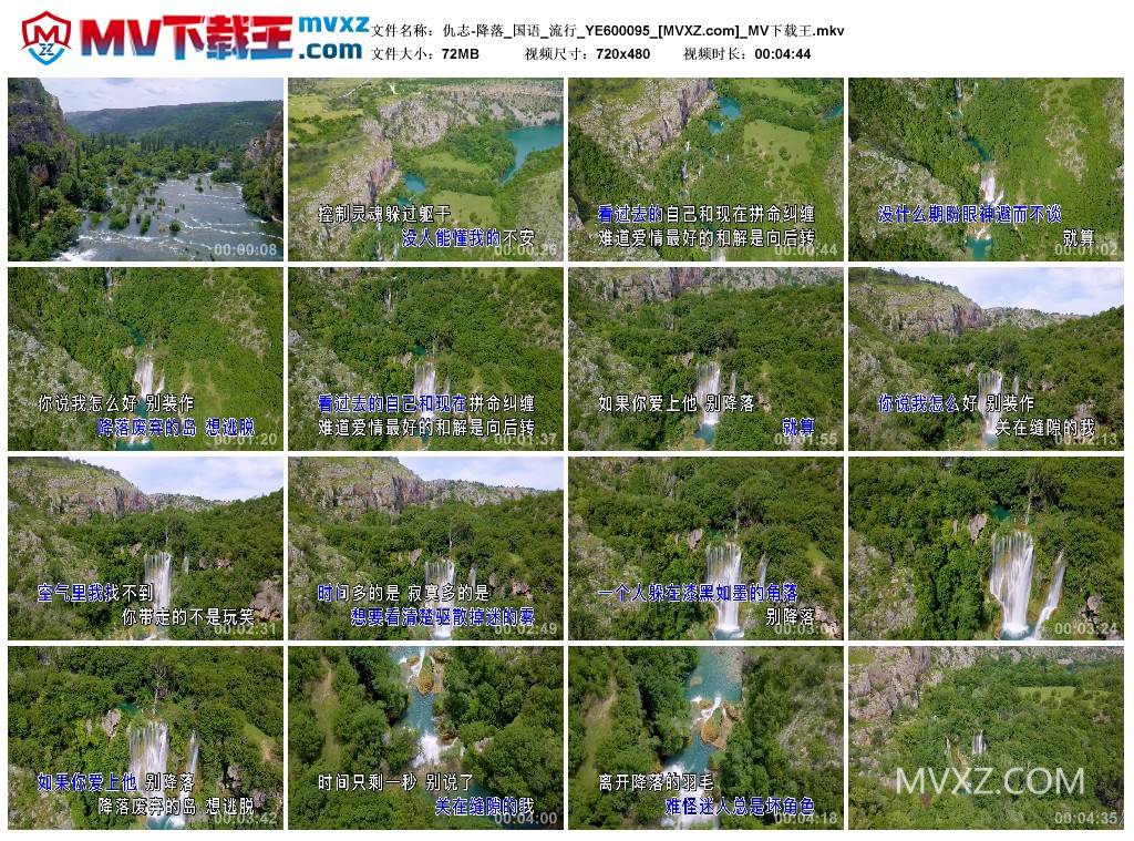仇志-降落_国语_流行_YE600095